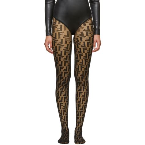 fendi skim tights